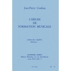 Jean-Pierre Couleau - L'heure de formation musicale - Débutant 1 - Elève - Theory and Education - Recueil