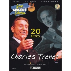 Charles Trenet - 20 Titres - Vocal and Guitar - Recueil + CD