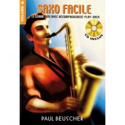 Saxophone facile Vol.4 - Saxophone - Recueil + CD