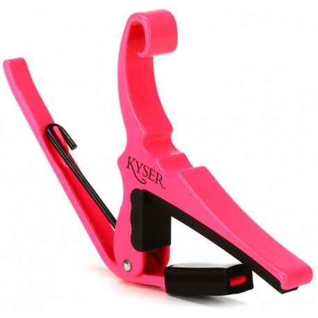 Kyser KG6NPA - Capodastre pour guitare folk Neon Pink