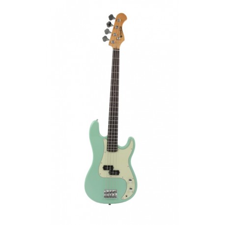 Prodipe Guitars PB80 RA SG - Guitare basse type Precision Bass couleur Surf Green