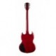 Prodipe Guitars GS 300 WR WINE RED - Guitare electrique type SG Wine Red