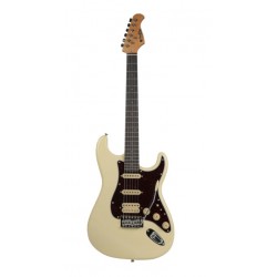 Prodipe Guitars ST83 RA VW - Guitare electrique HSS type Strat Vintage White