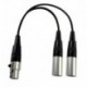 Prodipe AD-AL21 - Adaptateur AL21 - 2 x MiniXLR vers 1 x Mini XLR