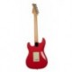 Prodipe Guitars ST80 MA FR - Guitare électrique stratocaster SSS Fiesta Red