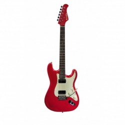 Prodipe Guitars ST2H RA FR - Guitare électrique stratocaster HH Fiesta Red