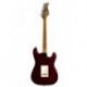 Prodipe Guitars ST83 LH RA CAR - Guitare électrique stratocaster HSS Gaucher Candy Red