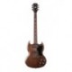 Prodipe Guitars GS 300 BR BROWN - Guitare électrique SG Brown Sat