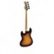 Prodipe Guitars JB80 MA SUNB - Basse électrique Jazz Bass 4 cordes Sunburst