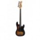 Prodipe Guitars PB80 RA SUNB - Basse électrique Précision 4 cordes Sunburst