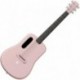 Lava Music LA-0079 - Guitare électro-acoustique 36” LAVA ME 3 Pink avec housse Space Bag