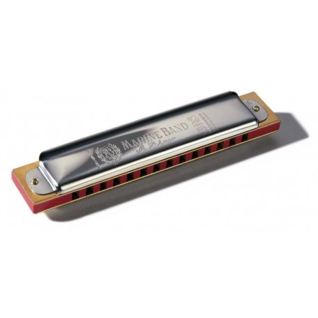 Hohner 365/28 G - Harmonica diatonique Marine Band 14 trous en Sol