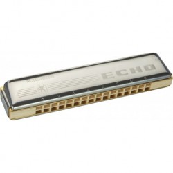 Hohner 2309/32 C - Harmonica diatonique Echo Droit Tremolo 16 notes en Do