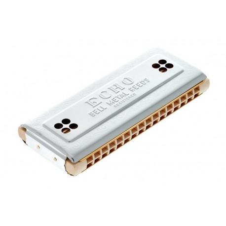 Hohner 54/64 CG - Harmonica diatonique Echo Double Droit 32 notes en Do et Sol