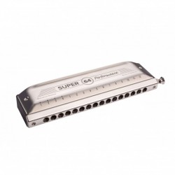 Hohner 7582/64 - Harmonica chromatique Super 64 Performance 16 trous en Do