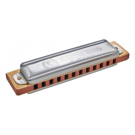 Hohner 364/24 C - Harmonica diatonique Marine Band 12 trous en Do