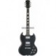 Stagg G300-BK - Guitare électrique type SG noire