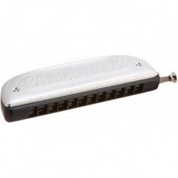 Hohner 255/48 C - Harmonica chromatique Chrometta 12 trous en Do