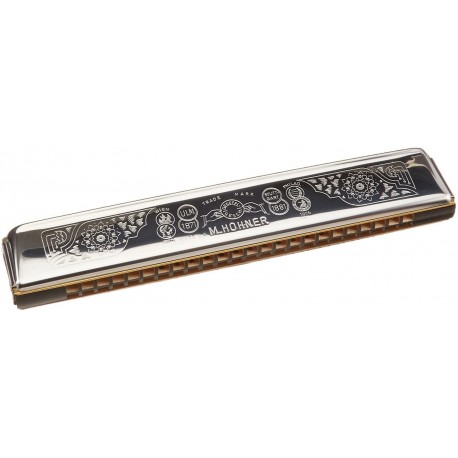 Hohner 2509/48 - Harmonica diatonique Echo Droit Tremolo en Do