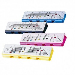 Hohner 91190 - Harmonica diatonique Speedy en Do pour enfant PRIX A L’UNITE (4 coloris disponibles)