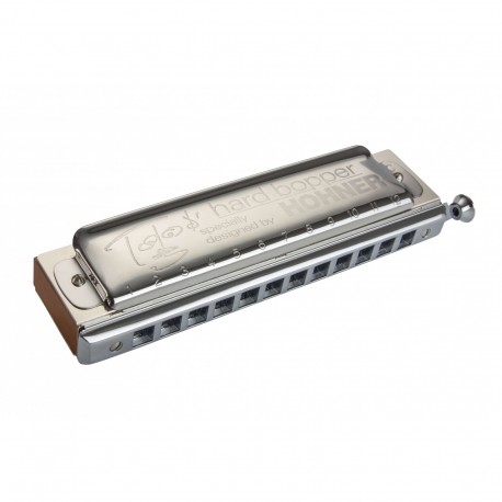 Hohner 7539/48 - Harmonica chromatique Hard Bopper 12 trous en Do