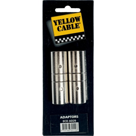 Yellow Cable AD29 - 2 adaptateurs XLR mâle vers XLR mâle