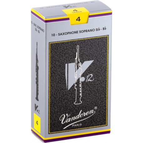 Vandoren SR604 - 10 anches V12 Force 4 pour saxophone Soprano