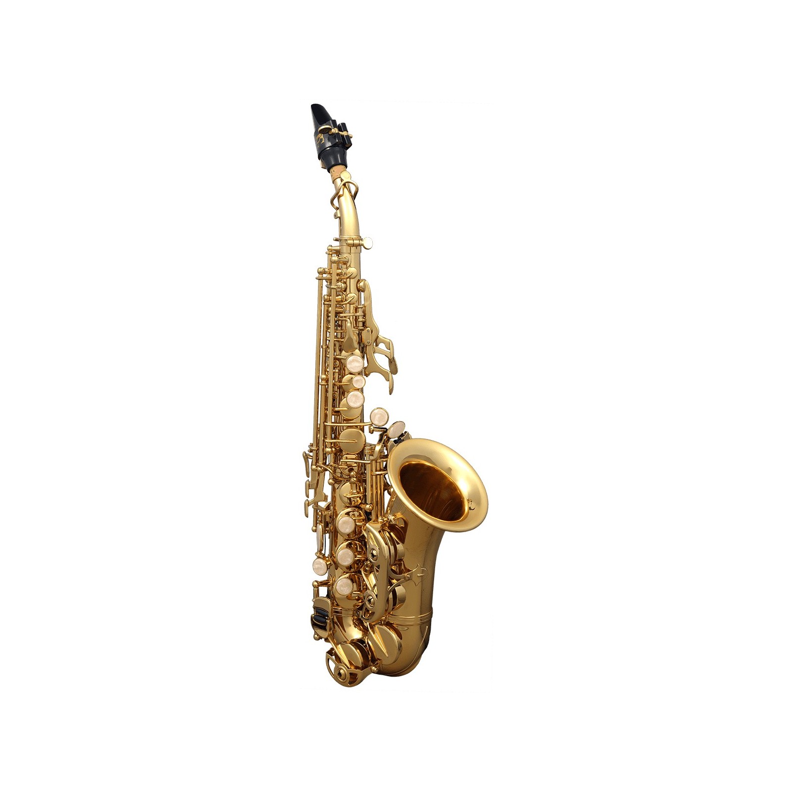 SML Paris SC620 - Saxophone soprano courbé laiton verni avec softcase