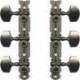 Yellow Parts EZ1761N - Paire de mécaniques platine nickel boutons chrome pour guitare acoustique