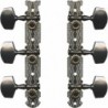 Yellow Parts EZ1761N - Paire de mécaniques platine nickel boutons chrome pour guitare acoustique