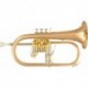 SML Paris BU600 - Bugle cuivre rose Bb avec softcase