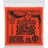 Ernie Ball 2624 - Jeu de 8 cordes Skinny Top Heavy Bottom 9-80 pour guitare électrique