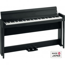 Korg C1-AIR-BK - Piano numérique meuble noir 88 notes avec fonctions bluetooth