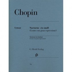 Frédéric Chopin - Nocturne In C Sharp Minor Op. Post - Piano - Recueil
