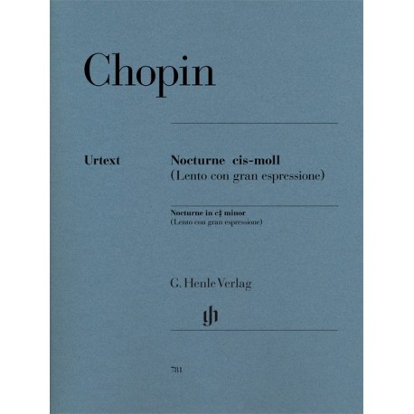 Frédéric Chopin - Nocturne In C Sharp Minor Op. Post - Piano - Recueil