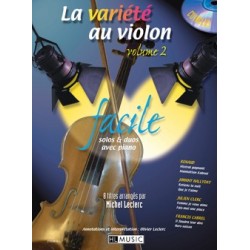 Michel Leclerc/Olivier Leclerc - La variété au violon Vol.2 - Violon et Piano - Recueil + CD