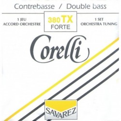 Corelli 380M - Jeu de cordes Tension Medium pour contrebasse