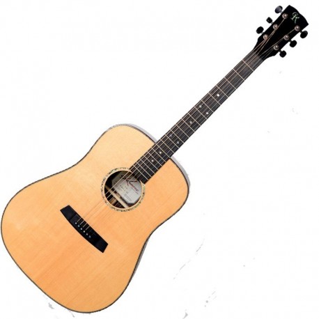 Kremona R30 - Guitare acoustique dreadnough table et dos massifs