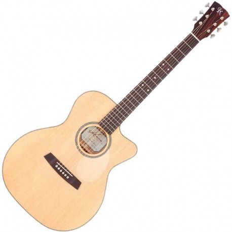 Kremona M25E - Guitare electro acoustique pan coupé forme OM table et dos massifs