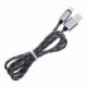 Yourban USB A-MICRO USB 1M BL - Câble USB-A vers Micro USB-B 1m tresse nylon