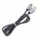 Yourban USB A-MICRO USB 2M BL - Câble USB-A vers Micro USB-B 2m tresse nylon