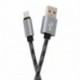 Yourban USB A-MICRO USB 3M BL - Câble USB-A vers Micro USB-B 3m tresse nylon