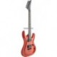 Stagg SEU30-HR - Guitare électrique rouge forme métal