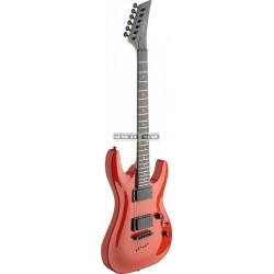 Stagg SEU30-HR - Guitare électrique rouge forme métal