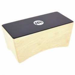 Meinl BCA2NTEBK - Cajon Bongo Snare deux timbres internes noir ébène et naturel mat