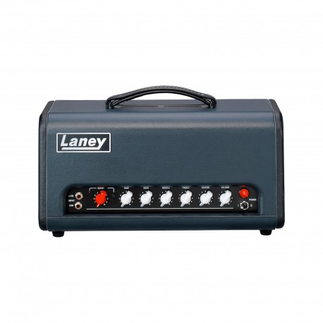 Laney CUB-SUPERTOP - Tête à lampes pour guitare electrique 15W 3x12AX7 2xEL84 (Class AB) gris et noir avec réverb