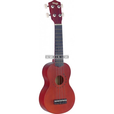 Stagg US10-TATOO - Ukulele soprano traditionnel avec motif "tattoo"