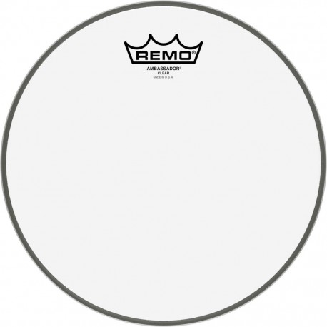 Remo BA-0310-00 - Peau Ambassador Transparente 10" pour tom/ Caisse claire