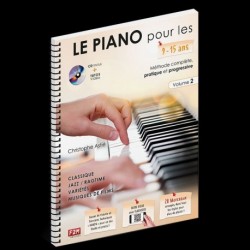 Christophe Astié - Le Piano Pour Les 9-15 Ans Vol 2 - Piano - Recueil + CD