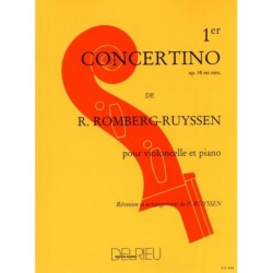 Bernhard Romberg - Concertino Op.38 n°1 en Mi min. - Violoncelle et Piano - Recueil